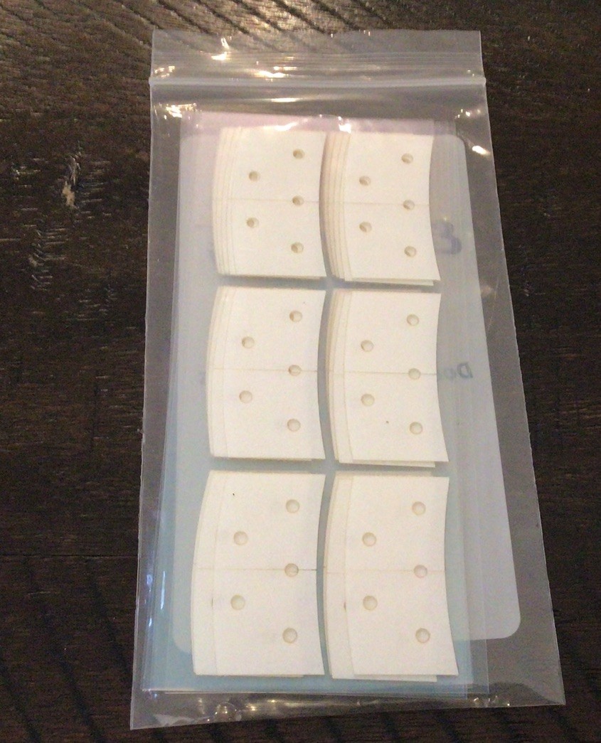 Walker Tape – Extenda-Bond Plus 42pc Mini Tabs – 3/4″ x 1.5″ Wig Toupee Adhesive
