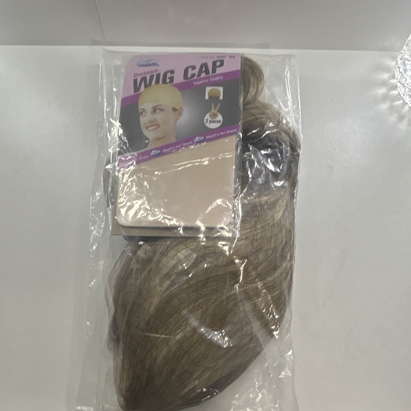 Smartinnov Deluxe Wig Cap Net, 2 Pieces, Light Brown/Blonde (MPN 0097)
