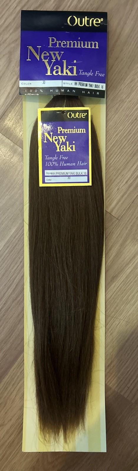 100% Human BULK Hair Extensions. 16” Inch. Color #30. 1 Pack For $30