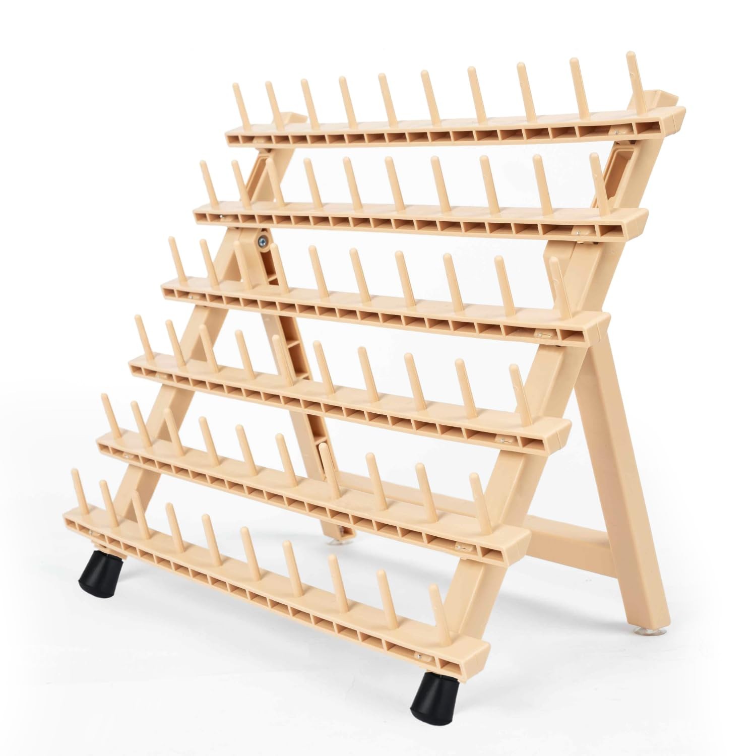 Braiding Hair Rack with 60 Pegs Standing Versatile Extension Hair Holder with…