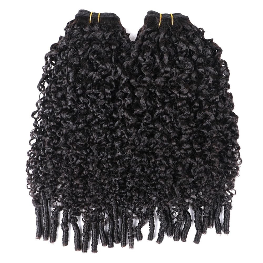 Burmese Curly Clip in Hair Extensions Human Hair 3C4A Lace Clip in Human Hair Ex