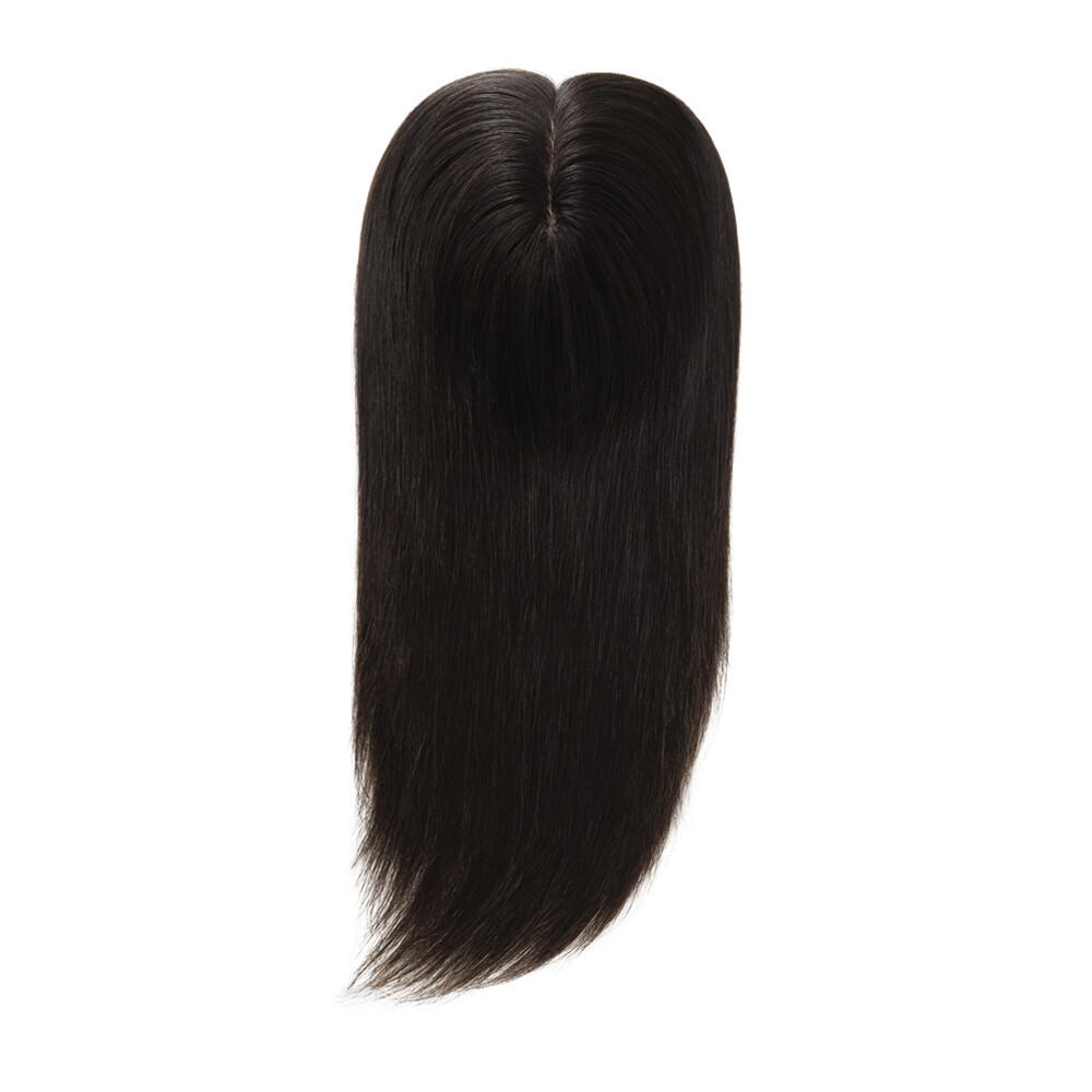 Silk Top Topper Women Human Cuticle Remy Hair Natural Black Hair Top Pieces