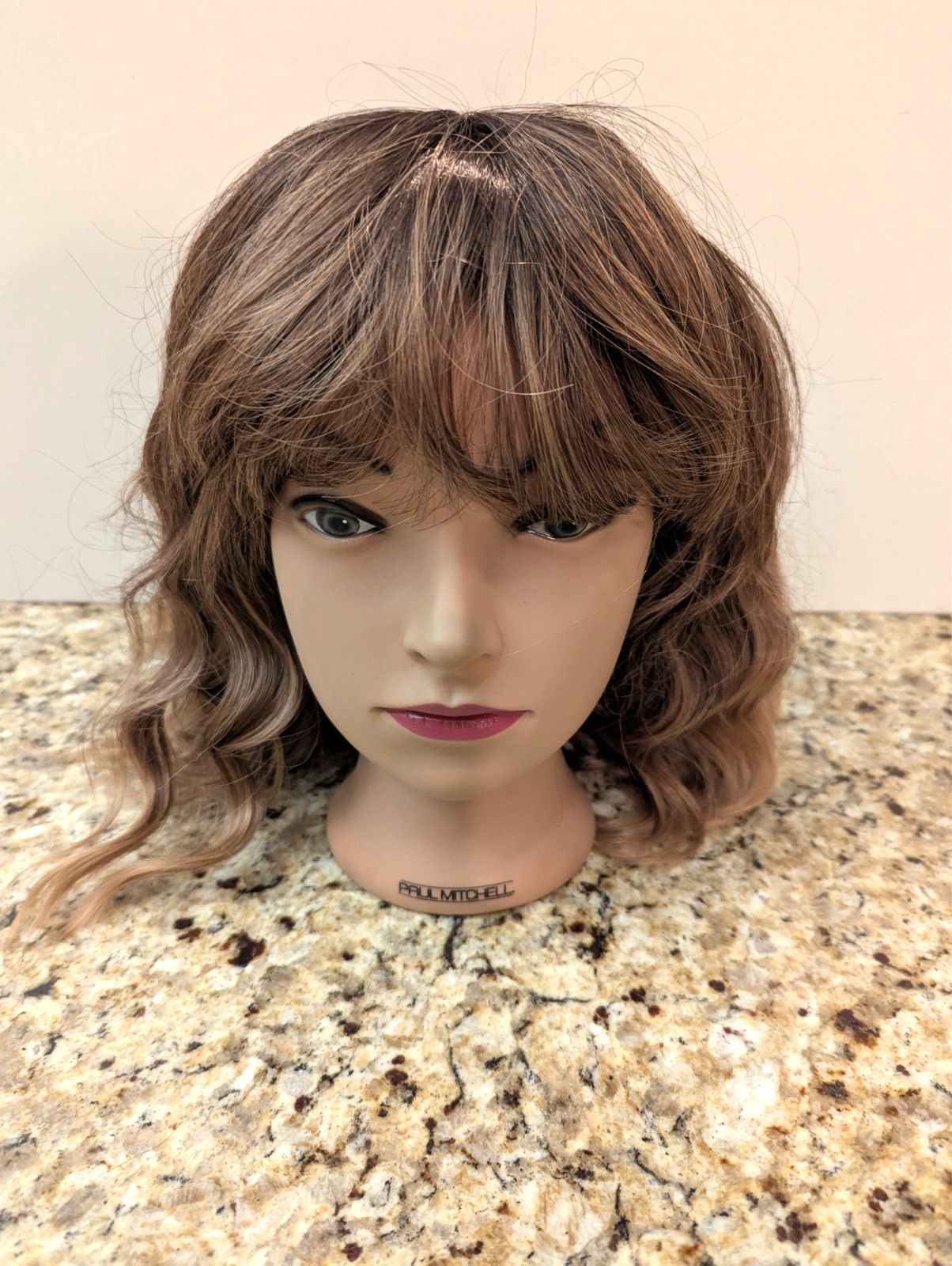 Women’s 12″ Wig Loose Wavy Ombre Brown