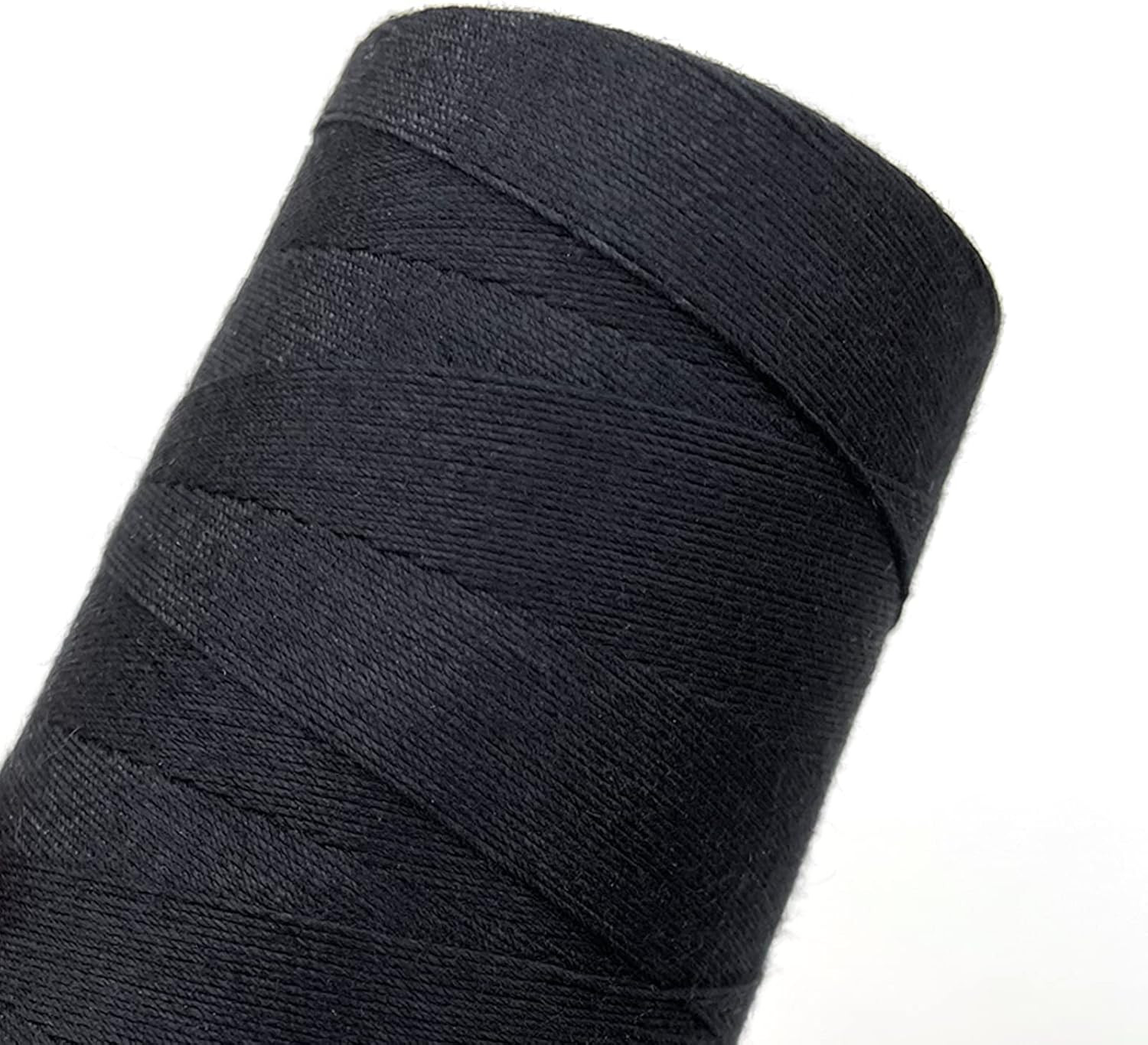Thick Polyester Thread for Wig Making & Hair Extension Sewing, Black, 3 Pcs Curv