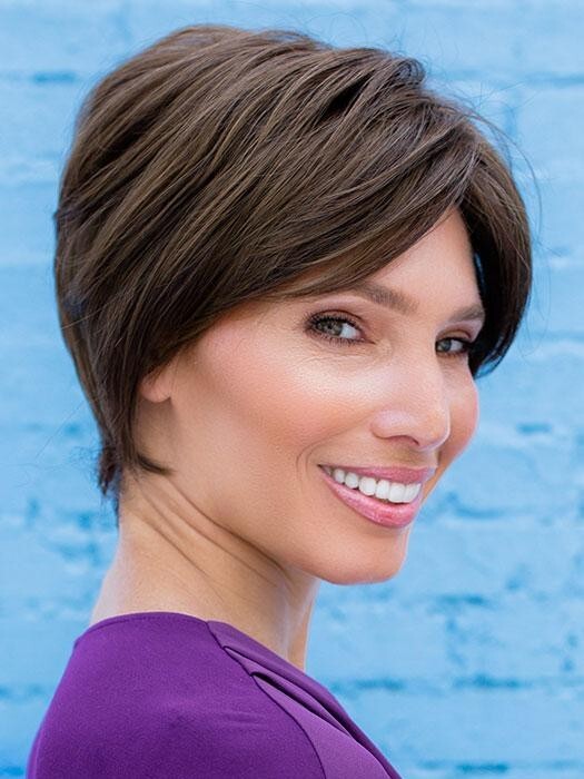ON YOUR GAME Raquel Welch Wig RL11/25GoldenWalnutLaceFtMonoPtMemCap3HeatOK5STARS
