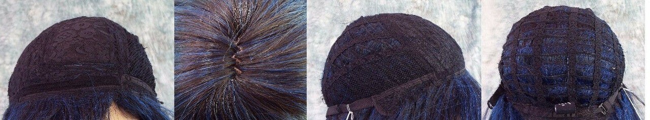 28″ WAVY HEAT FRIENDLY WIG CLR SOM DARK PURPLE GORGEOUS SEXY LONG THICK USA 421