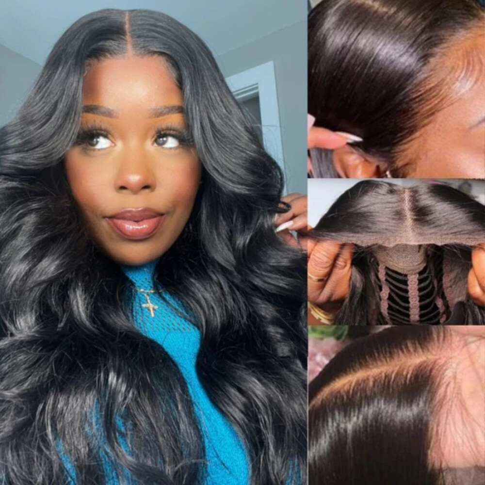 UNice Cambodian Glueless Wear and Go Wig Body Wave Lace Front Human Hair Wig 12A