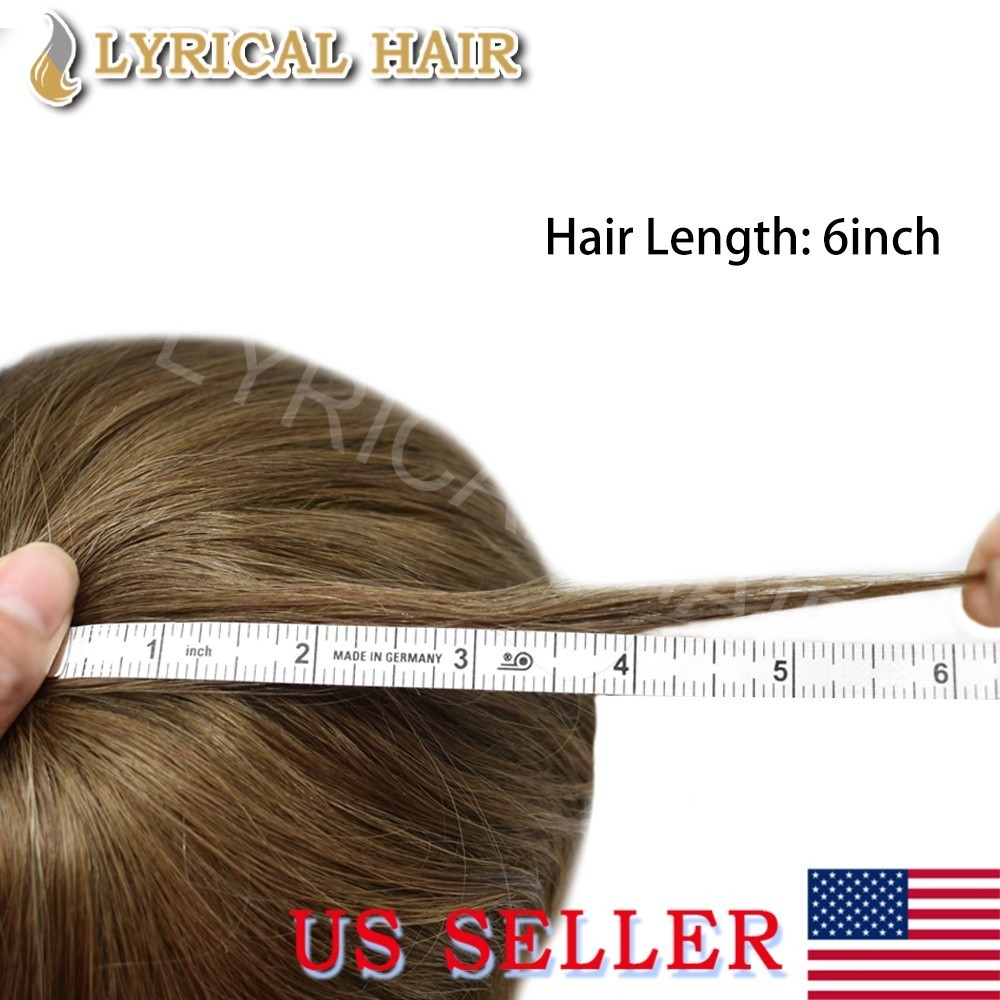 Lyrical Hair Mens Toupee Lace Front Human Hair Natural Hairline Hairpiece System