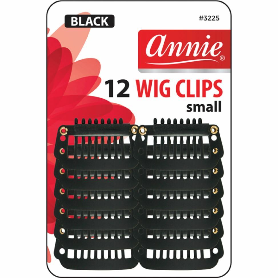 ANNIE: #3225 SMALL WIG CLIPS 12CT.