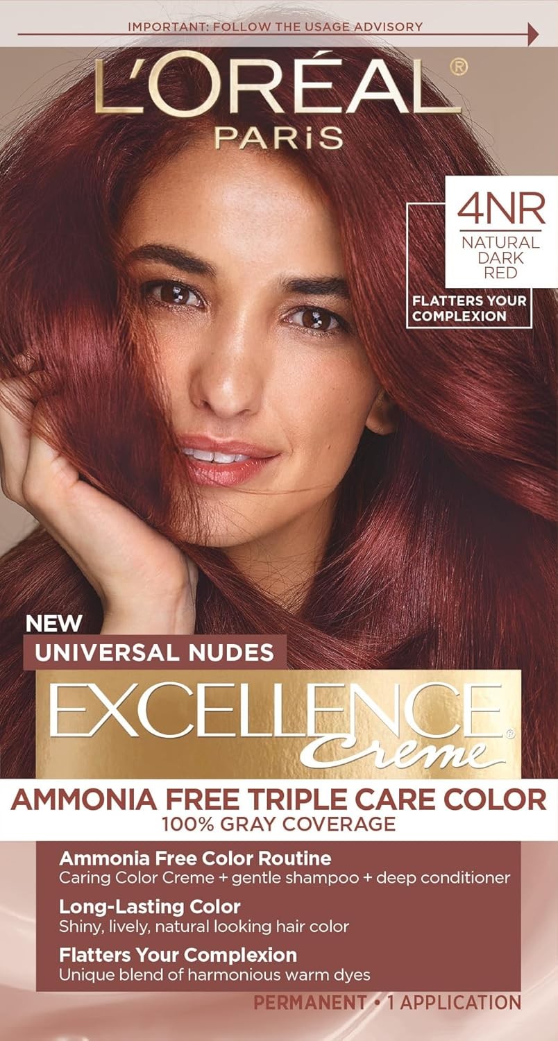 L’Oreal Paris Excellence Universal Nudes Permanent Hair Color, Ammonia Free Hair