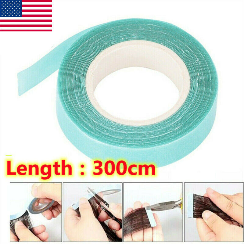 300CM Toupee Glue Wig Double-sided Adhesive Hairpiece Hair Extension Tapes US
