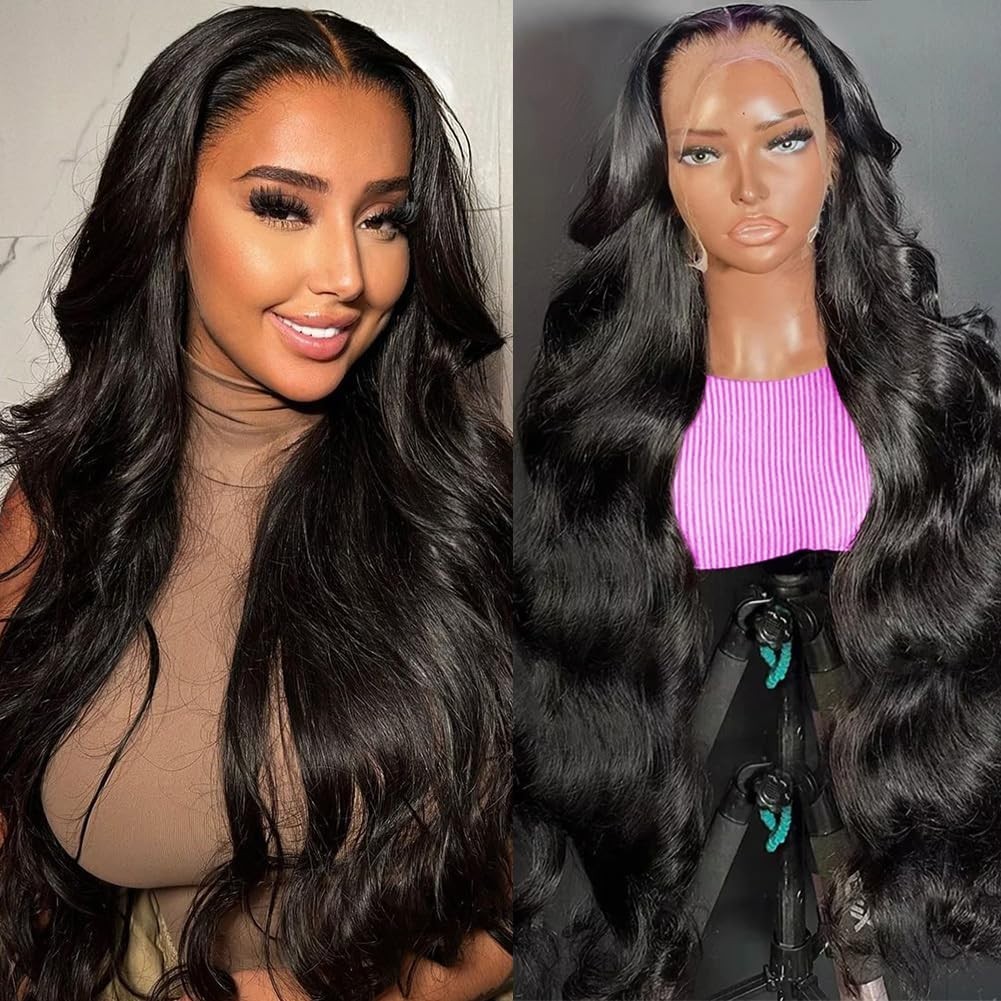 30″ 13×6 Body Wave Lace Front Wig – 200% Density, HD Lace, Pre-Plucked, Glueless