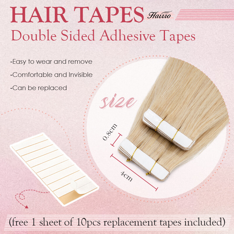 Thick Double Drawn Tape In Real Russian Remy Human Hair Extensions Skin Weft US