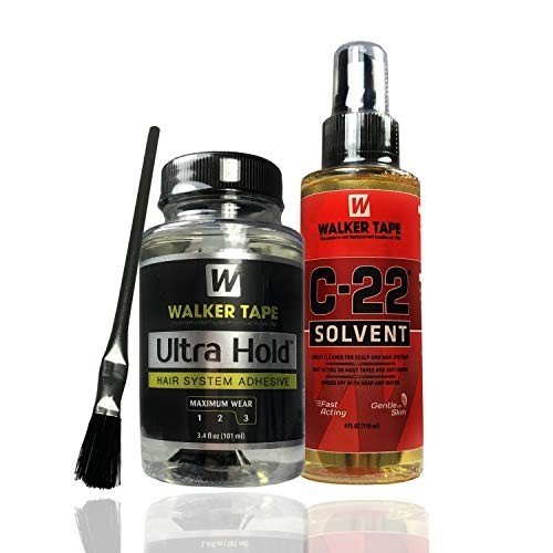 Ultra Hold Hair System Adhesive 3.4oz & C22 Citrus Solvent Wig Glue Remover Bund
