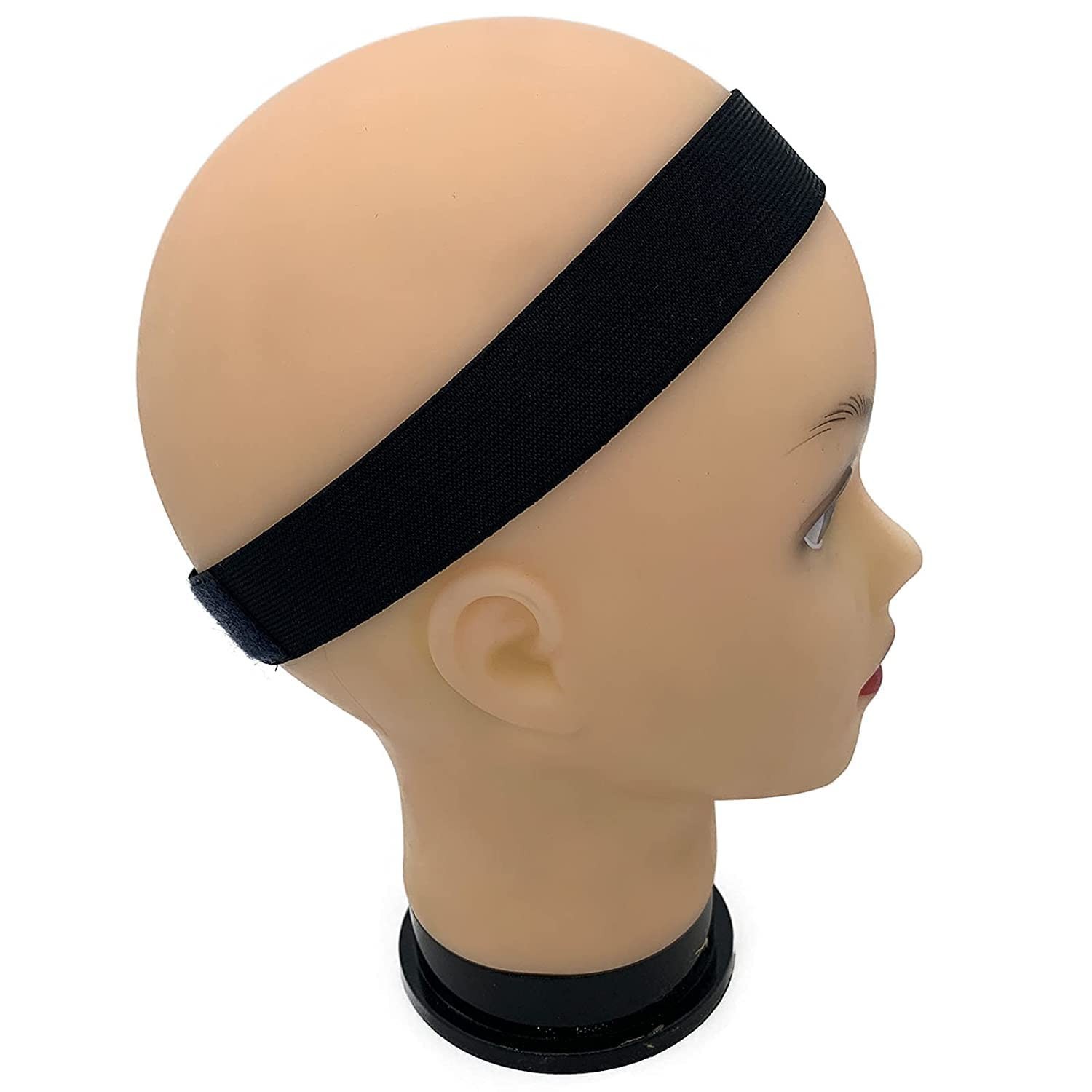 2 Pack Adjustable Elastic Wig Melting Bands for Seamless Lace Application