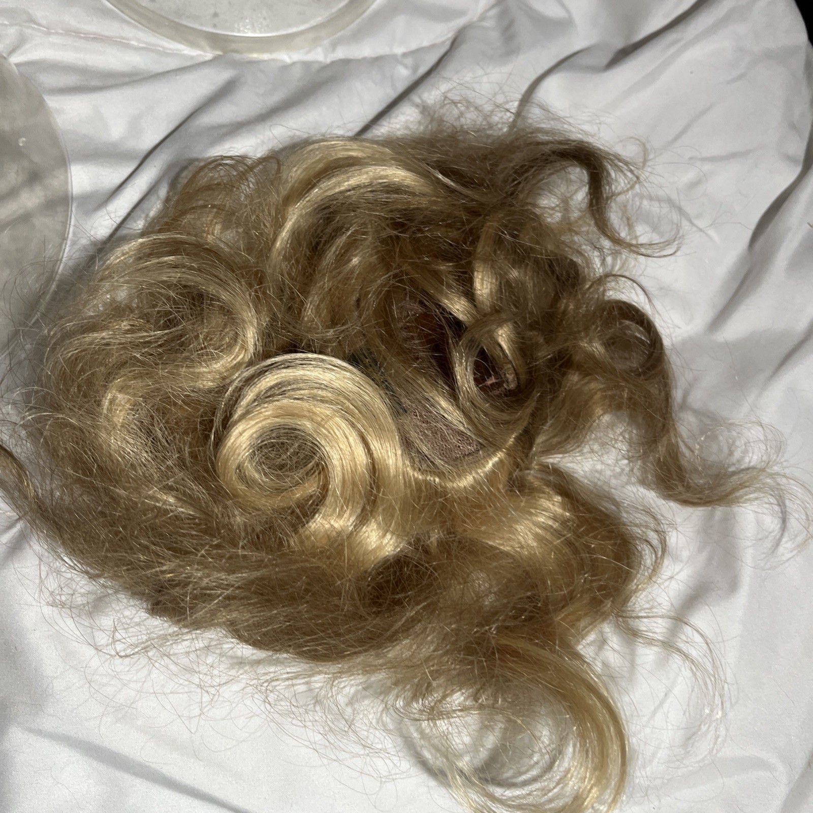 100% Human Hair 12″ Women’s Pre-Styled sandy blonde Wiglet Beauty Korea VG