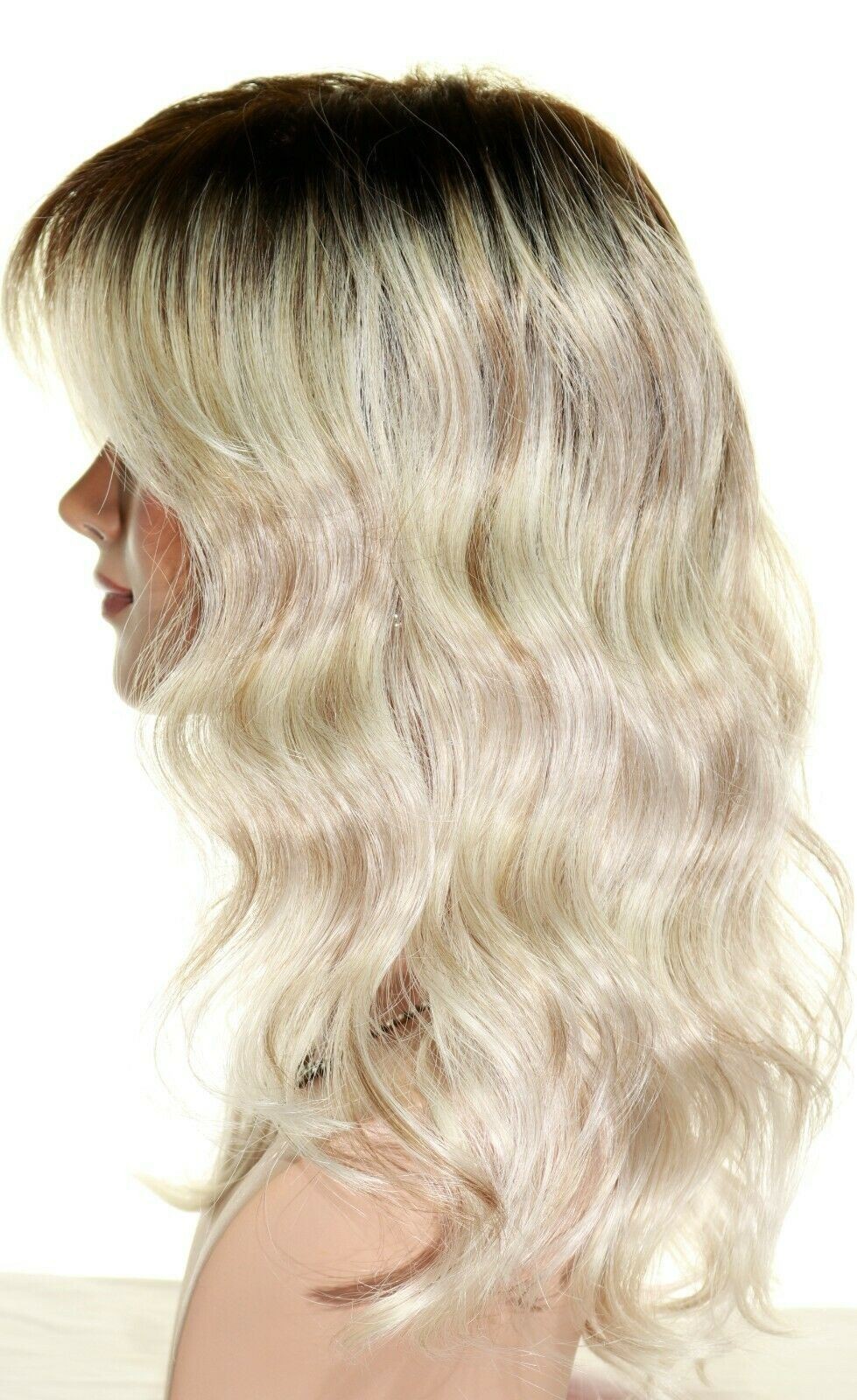 REEVES | PURE STRETCH CAP ESTETICA WIG | Softly Layered Waves VANILLA MACCHIATO