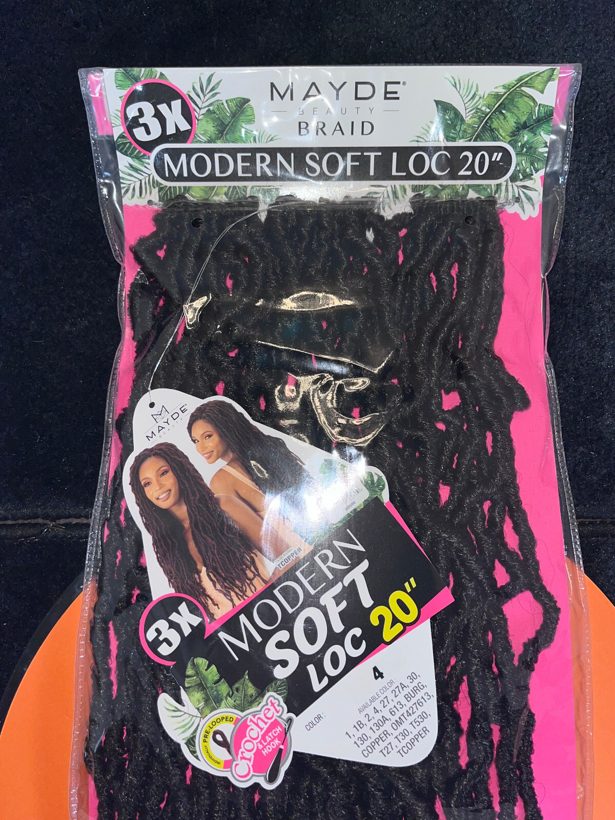 Mayde Beauty Crochet Braid Soft Locs 3X Modern Gorgeous Loc 20″ Color TCOPPER