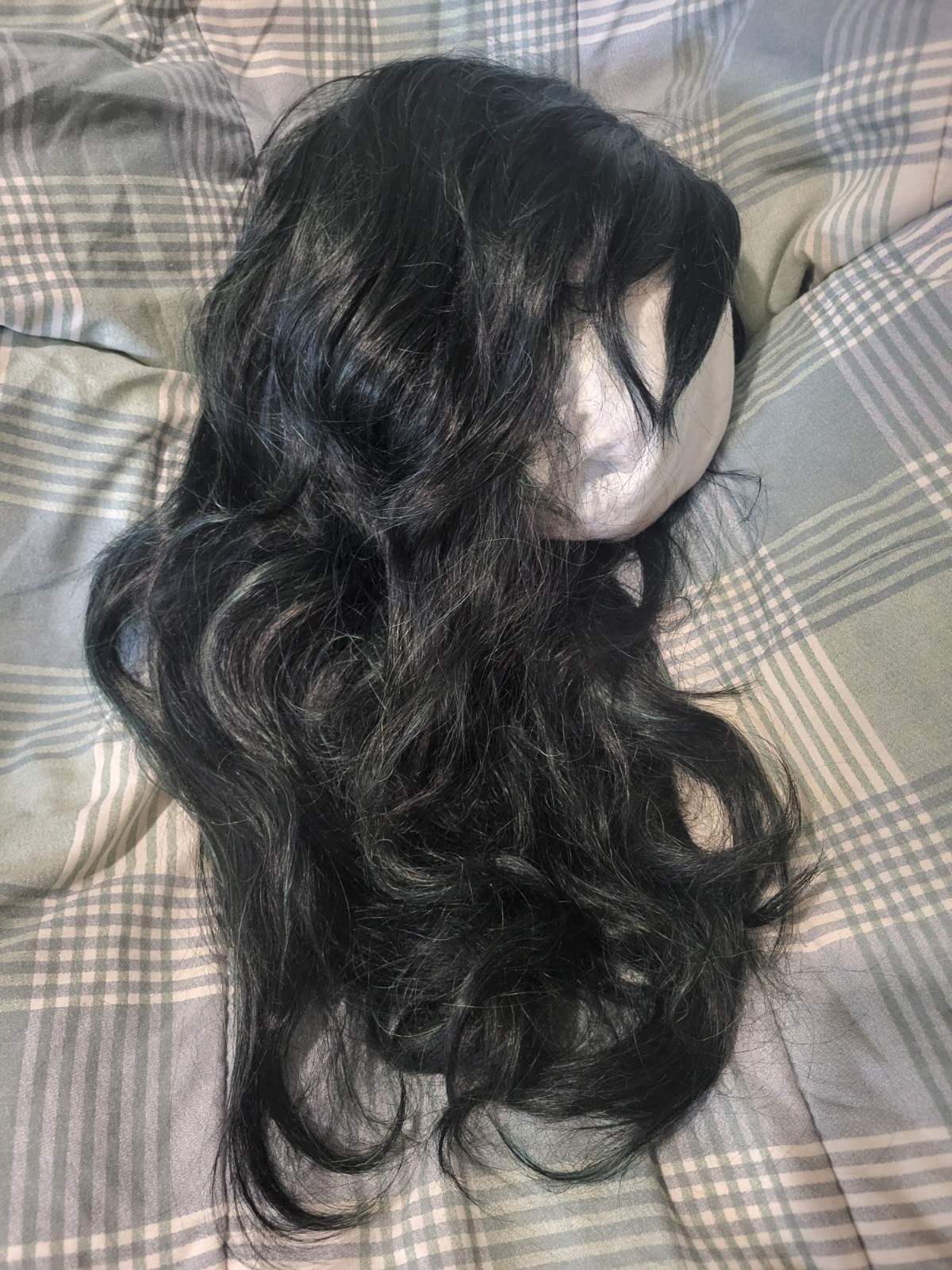 Arda Cosplay Wig – Ferrari In Mirkwood Green (Cl-040) – Wavy, Long, Dark Green
