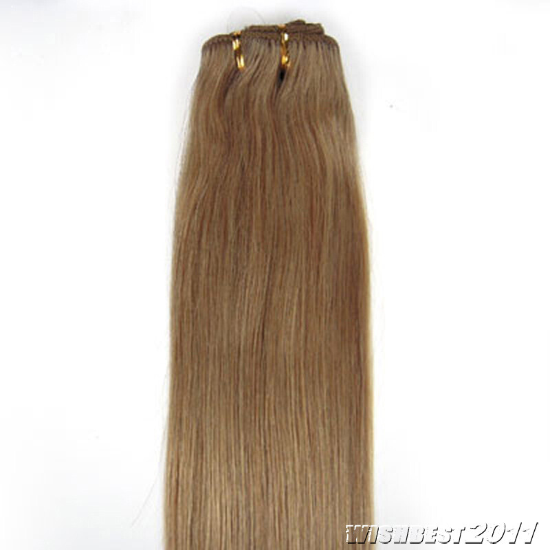 Weaving Hair Extensions Double Weft Sew Machine Made Hair Weft Remy Human Hair