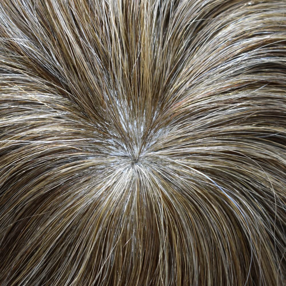 Mens Toupee Human Hair System Thin Skin Toupee for Men Hairpiece All Poly