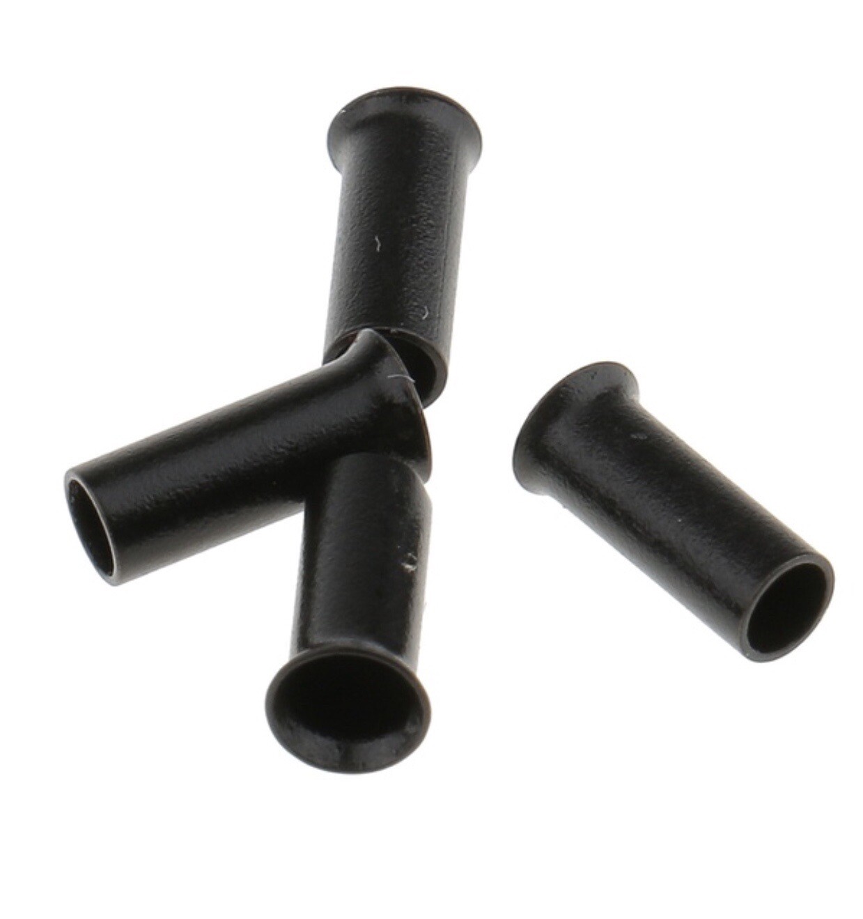 6mm Black Copper I-Tips Fusion Micro Tubes Beads Links