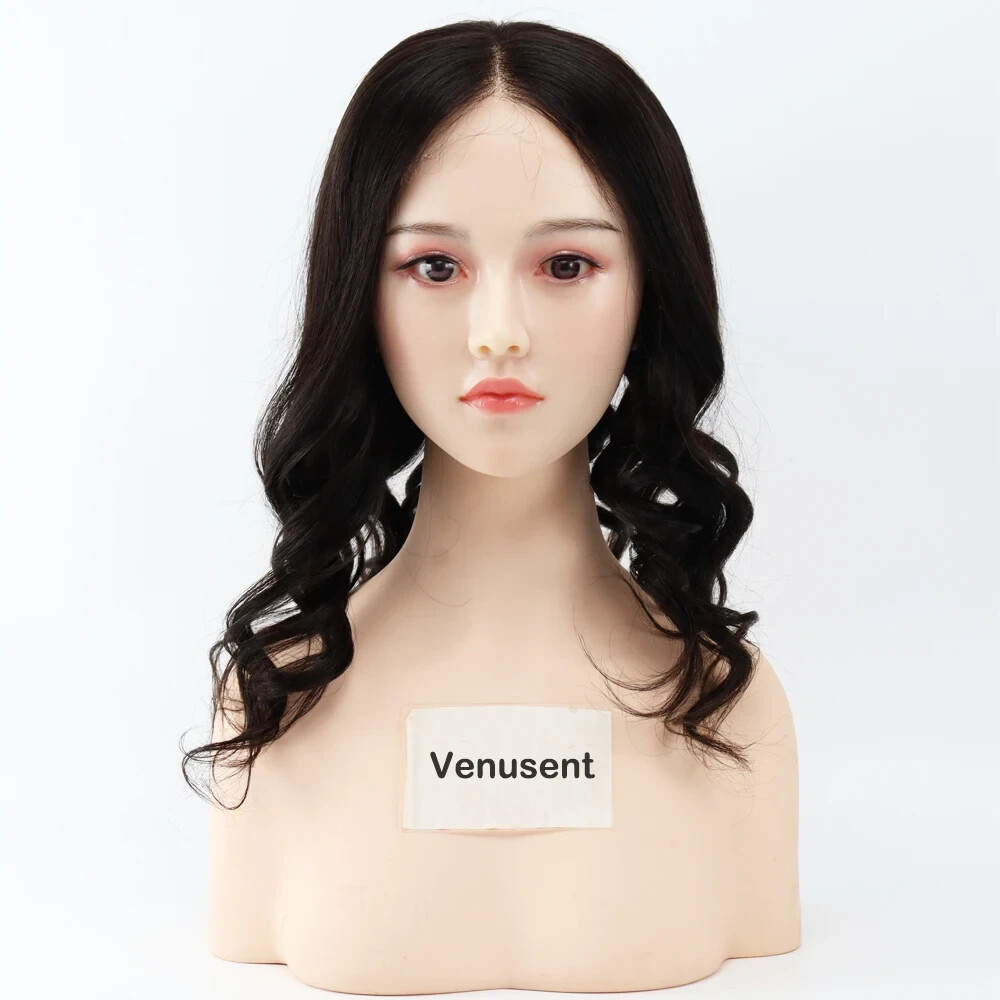 26″ Long HD Transparent Lace Closure Topper Human Hair Women Toupee Loose Wave