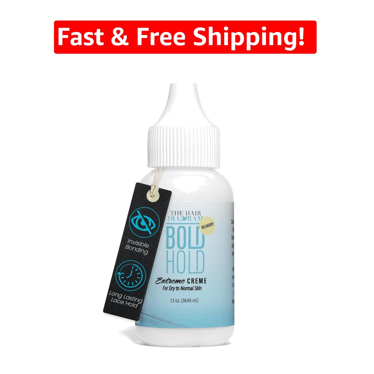 Bold Hold Extreme Creme: 1.3oz Strong, Non-Toxic Lace Wig Glue – Waterproof &…