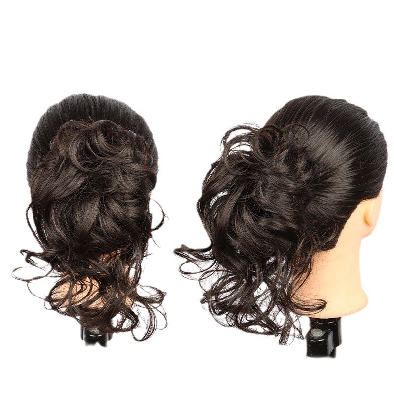 Hair Claw Clip Short Ponytail Hair Extensions DIY Bendable Metals Messy Bun