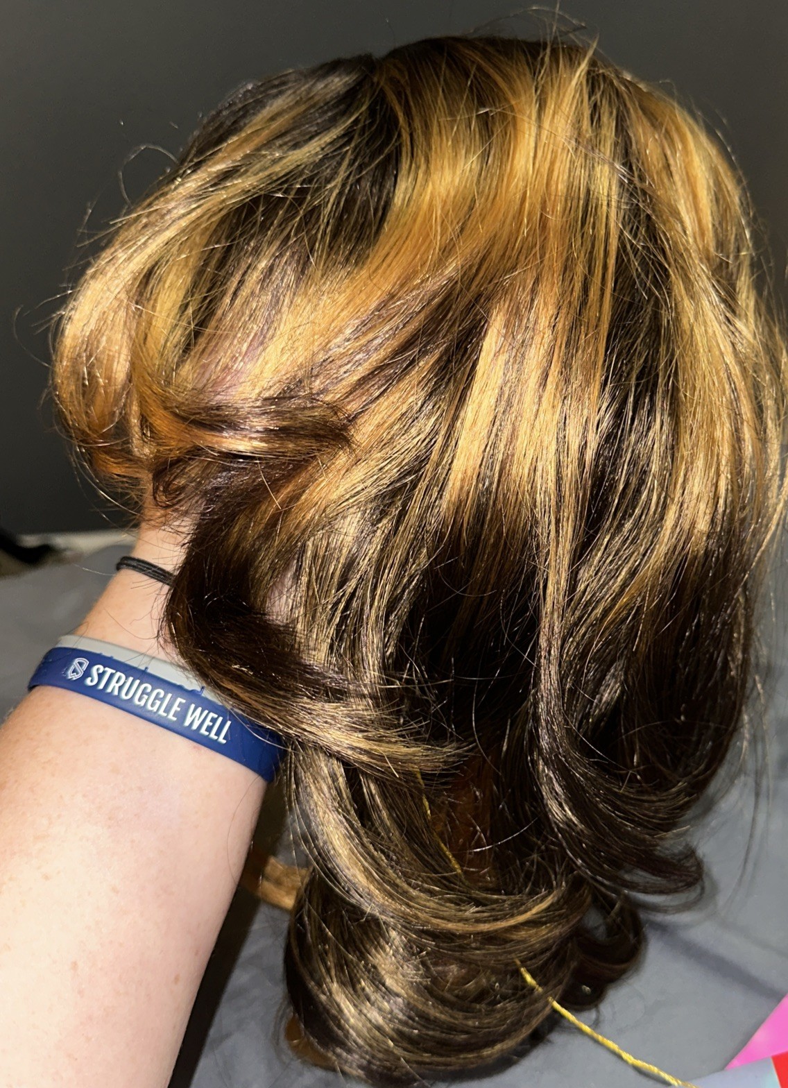 Dena Cali Linsey Wig Multi Color Highlight