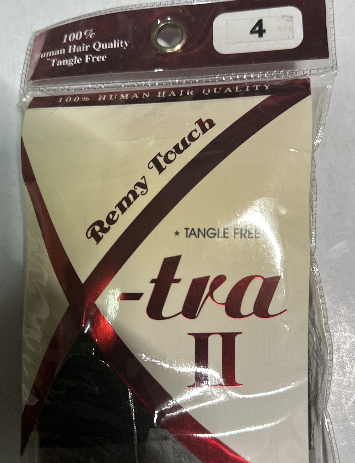 10″ 100% Human Hair Quality Remy Touch Tangle Free Yaki Hair Extensions Color 4