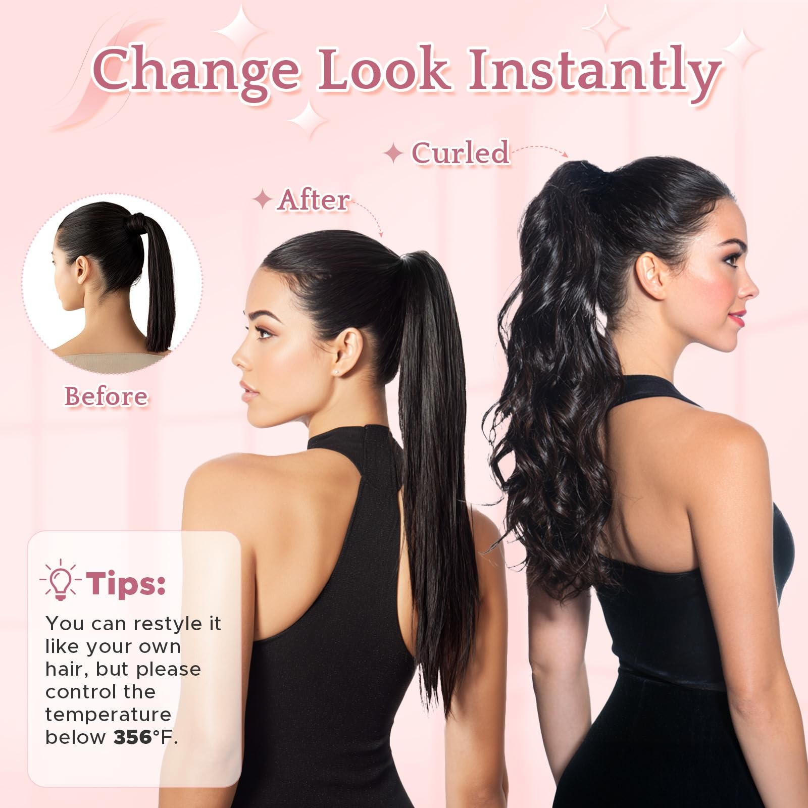 Segohair Human Hair Claw Clip Ponytail Extension 100 Real Human Hair Clip-In