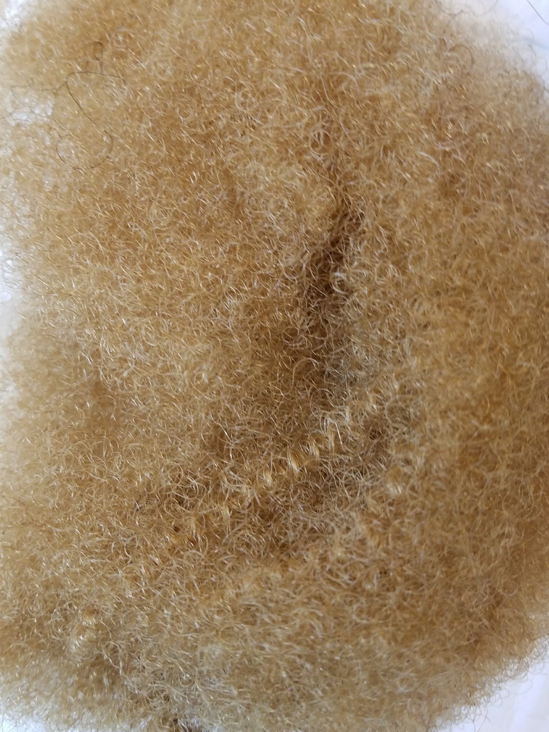 100% nonprocess Human Hair Locks handmade 8 pieces 1 cm thick up to 14″ Blonde