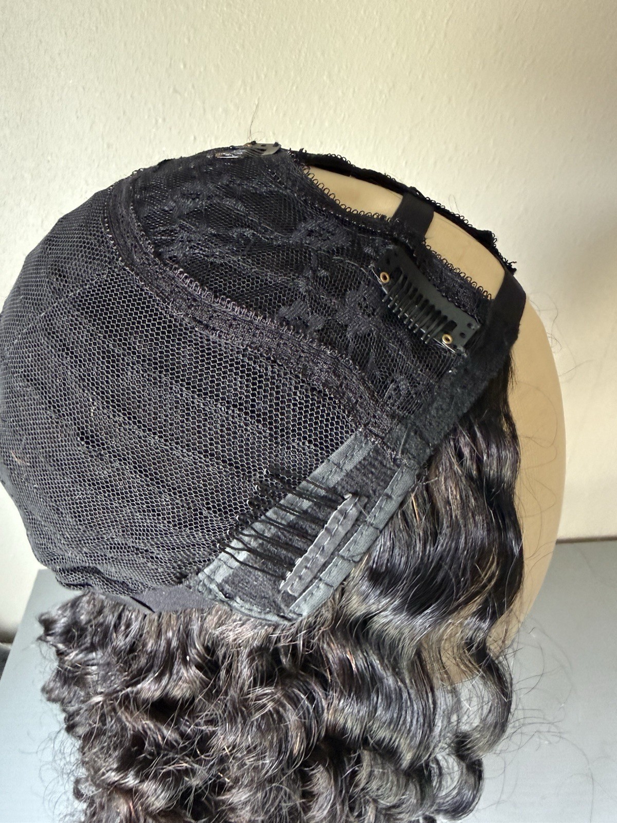 100% Human Hair Deep wave U part Wig 20 inch