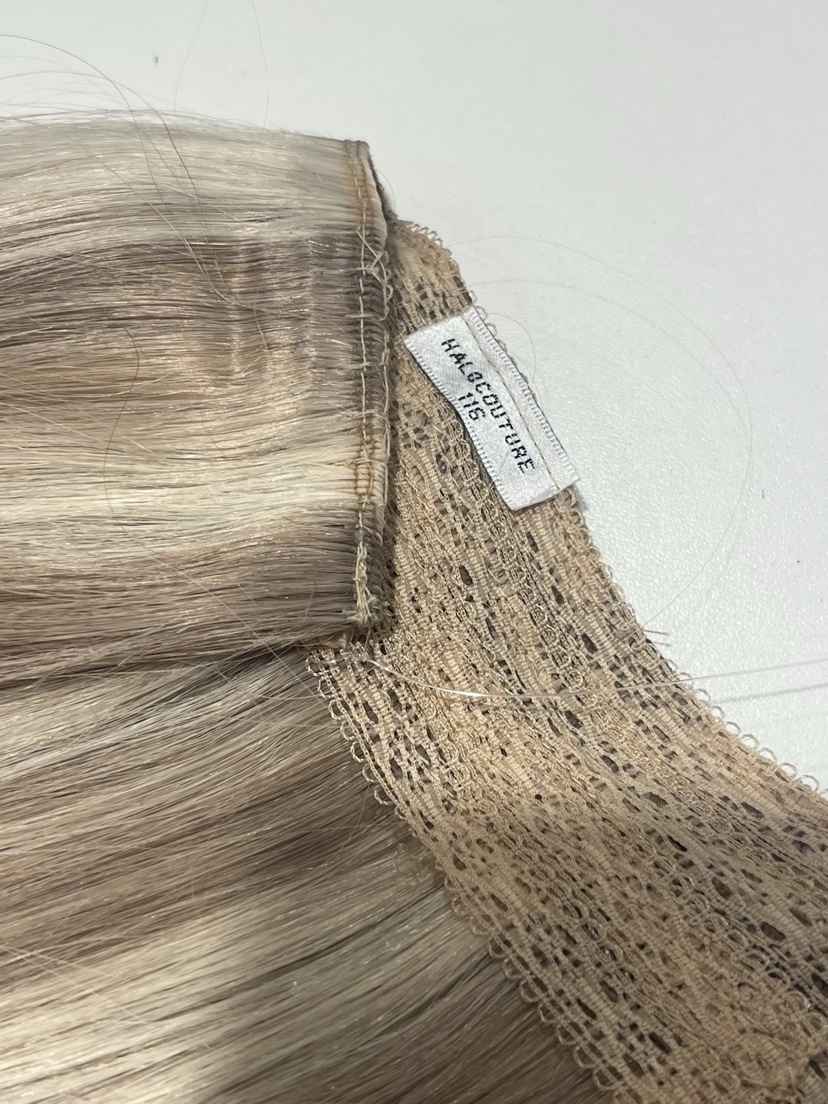 HALOCOUTURE Original Human Hair Extension 16″ COLOR 116 Ash Blonde