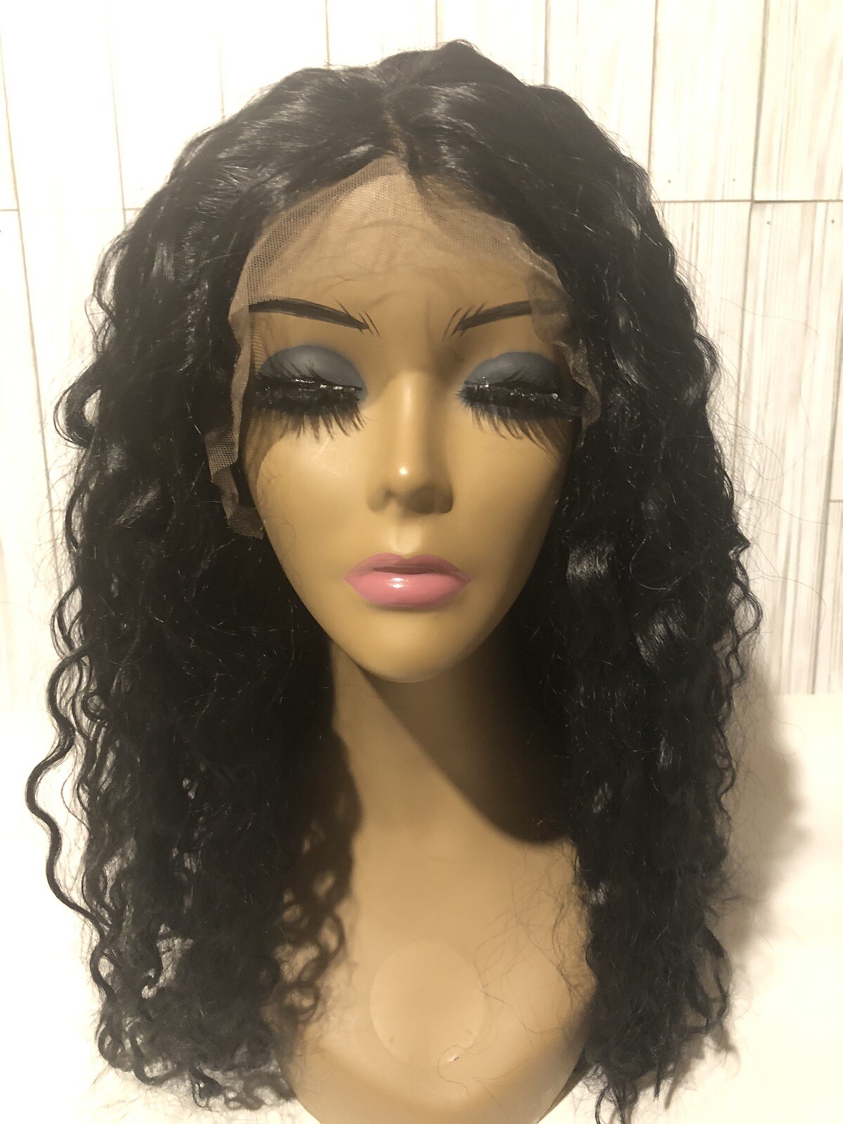 24-Inch Synthetic Black Hair Wig with Loose Waves – Natural Look, High Quality
