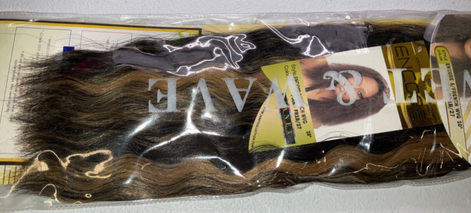 Encore 100% Human Hair S/French WVG Color Piano FR1B/27 (10 inches)