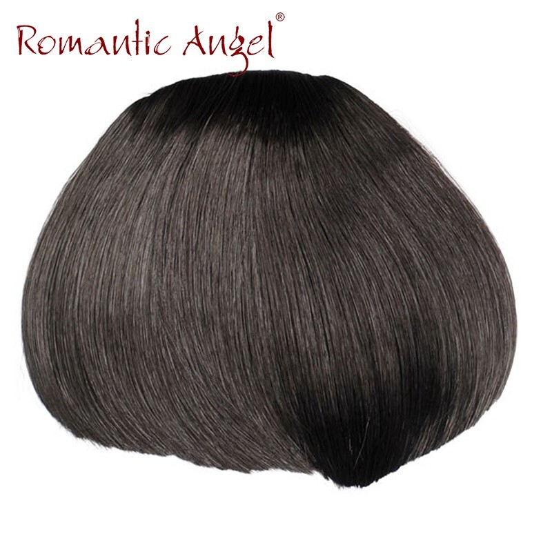 Good quality Bow-skimming bangs /neat bang /bangs /fringe/hairpieces in natural