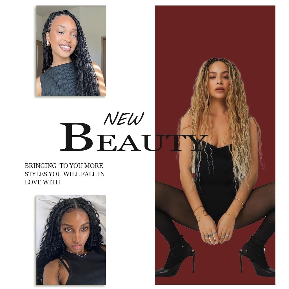 Deep Wave Bulk hair for Braid No Weft Deep Wave Bulk hair for Braiding Micro Fau