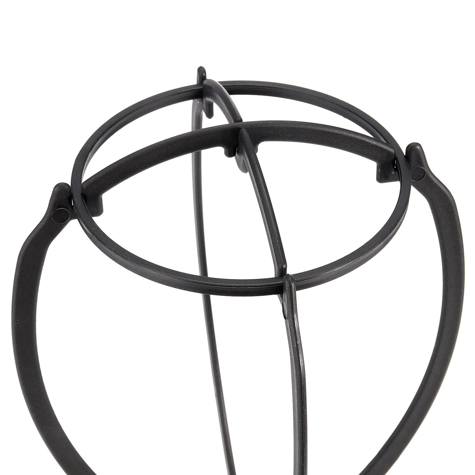15 Pack 14.2″ Plastic Folding Wig Stand – Collapsible Portable Holder for Wigs &