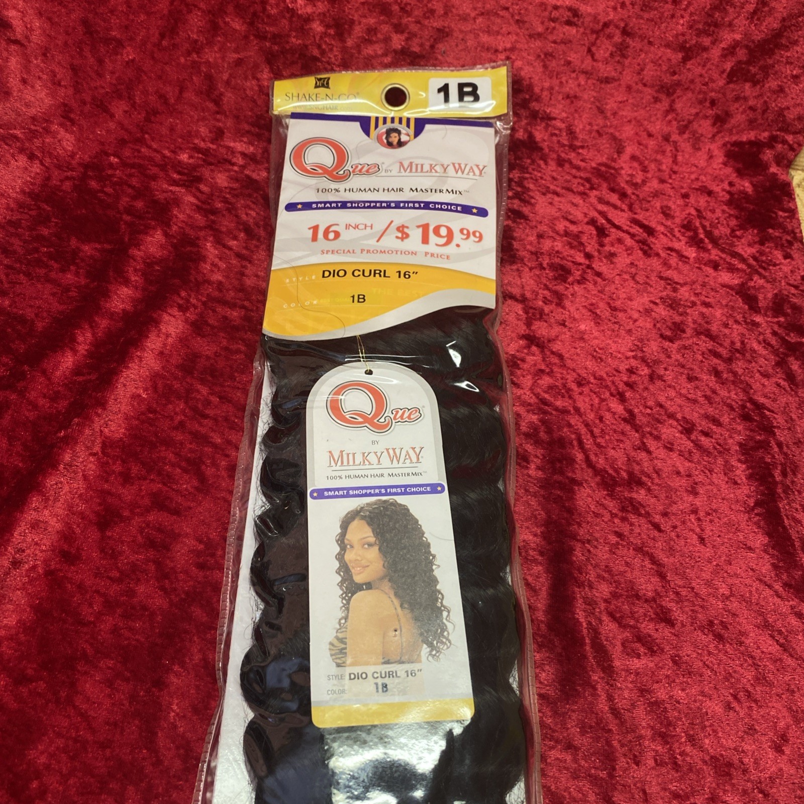 Que By Milky Way Dio Curl 16” 100% Human Hair