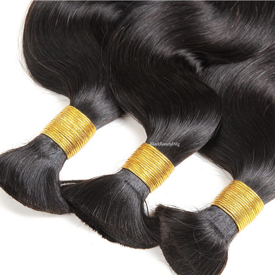 Body Wave Human Hair Bulk For Braiding Brazilian Micro Braids Hair No Weft 100g
