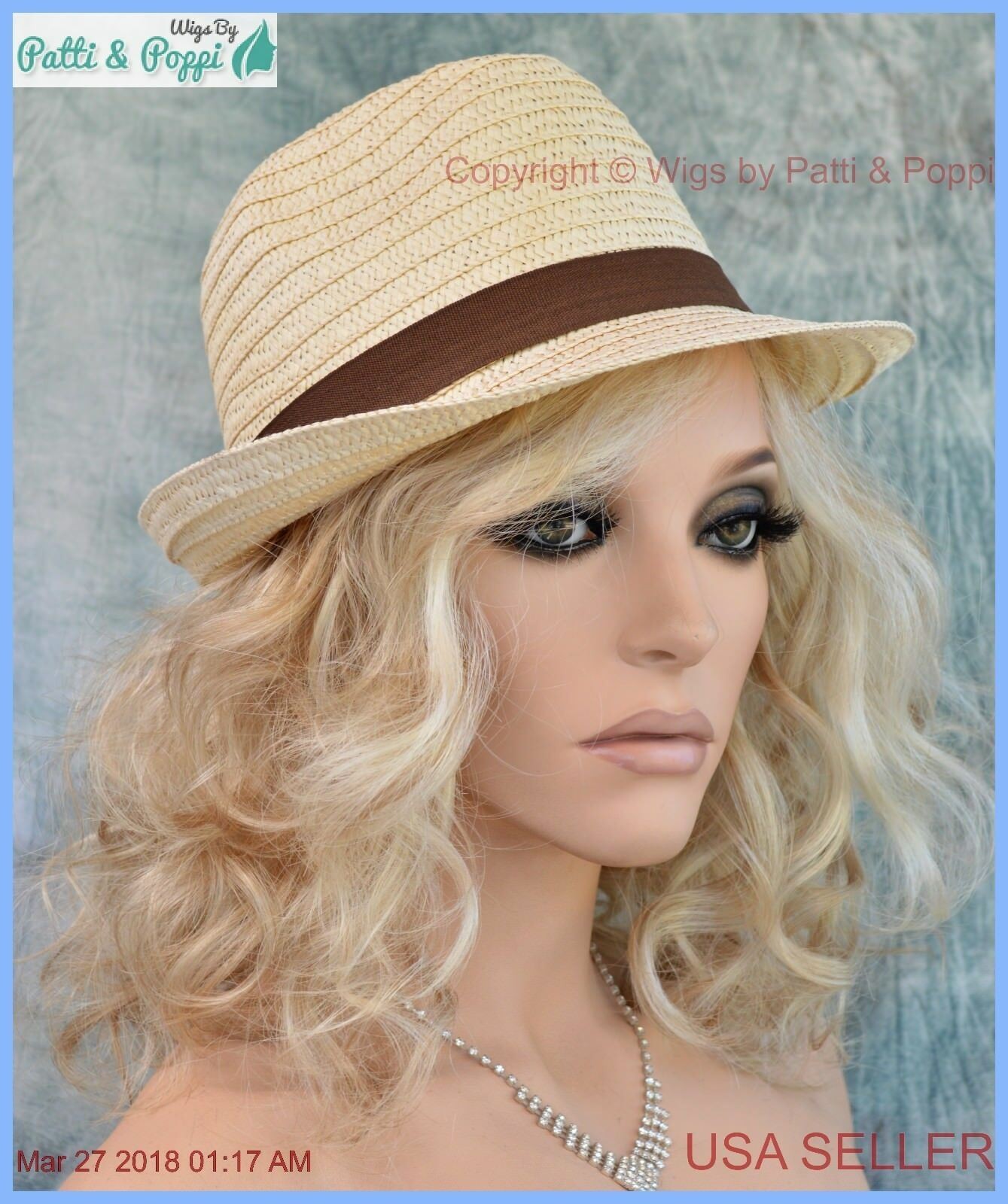 RADIANT BEAUTY GABOR WIG COLOR GL14-22SS SANDY BLOND LACE FRONT MONO PART
