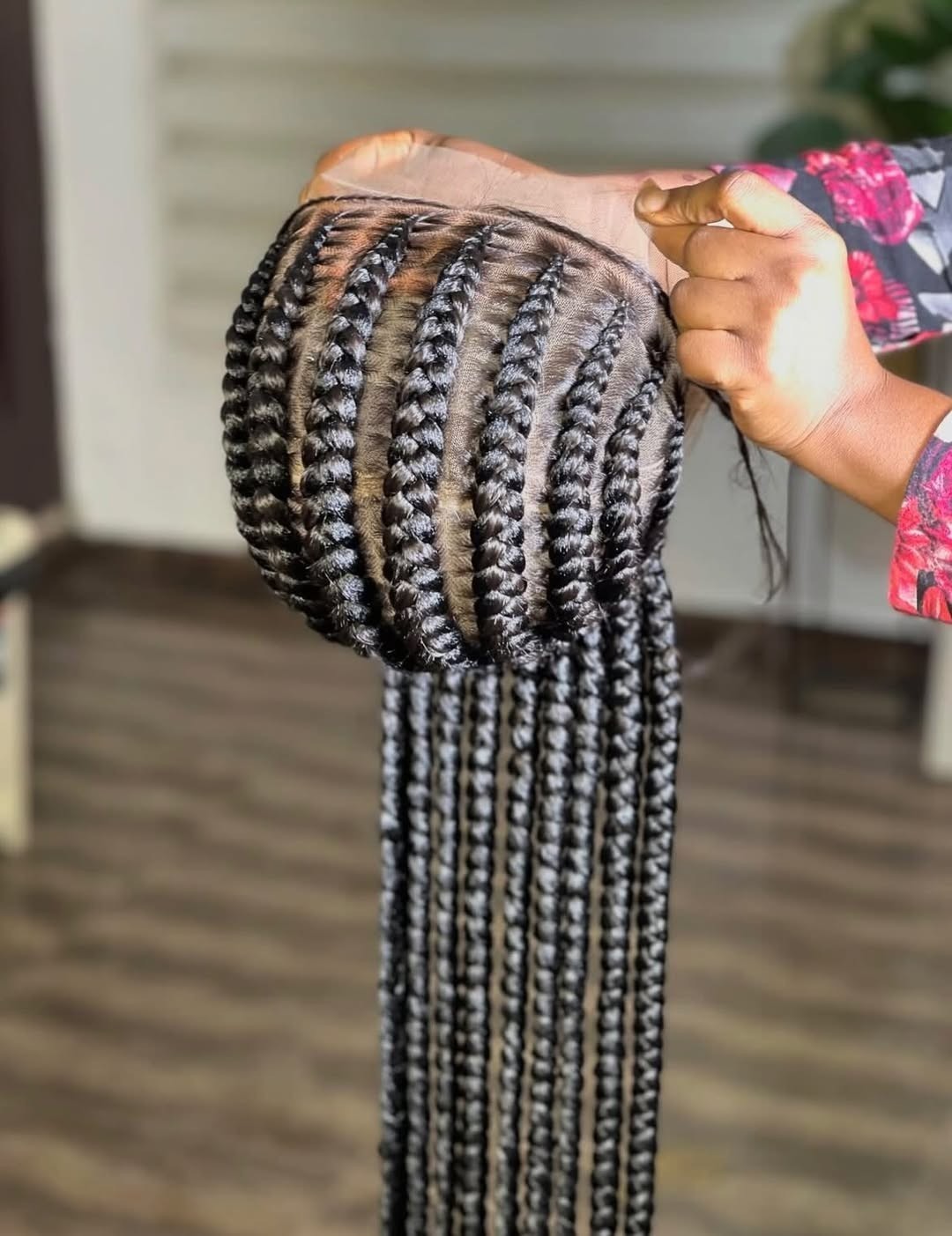 Cornrows Braided wig, Box Braid wig, Knotless Braided wig, wigs for Black women
