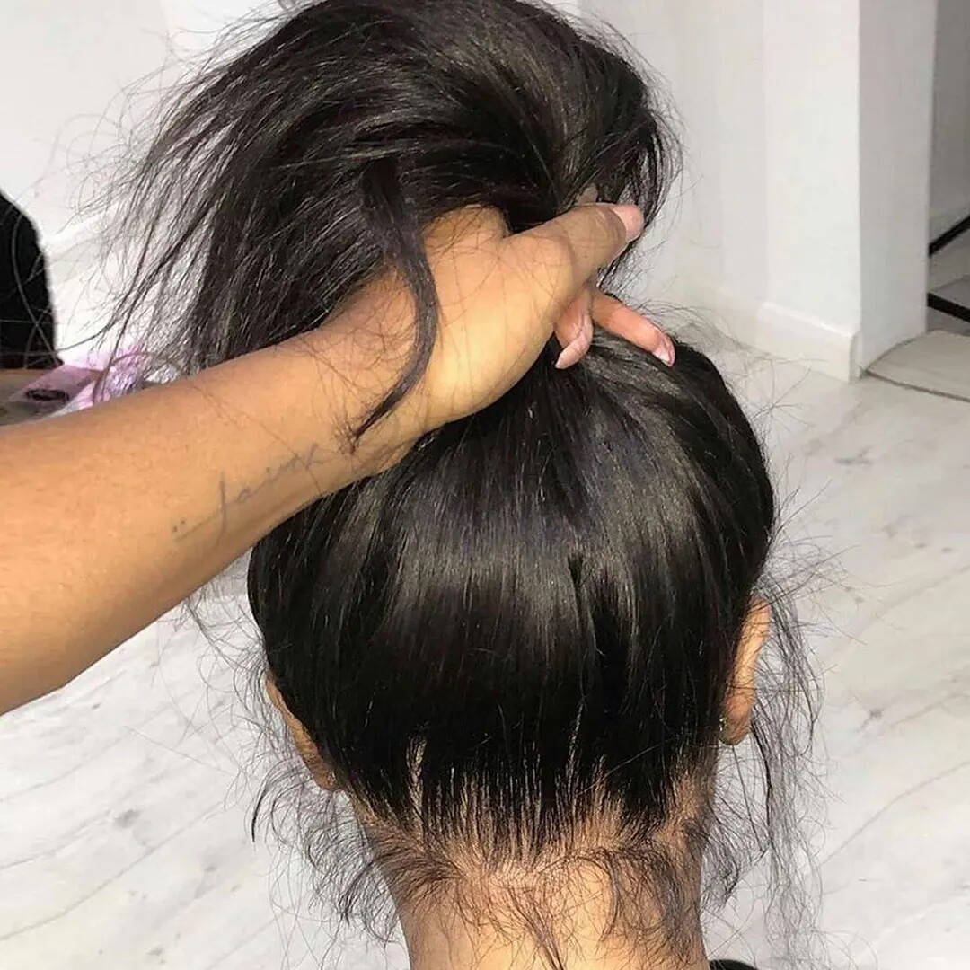Bleached Knots 360 Full Lace Front Wigs Human Hair Glueless Lace Front Wigs