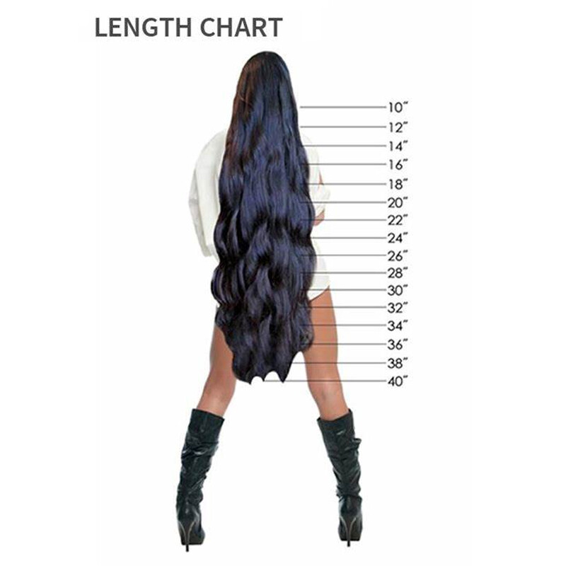 22″Sew in Full Head Black Body Wave Closure Weft Crochet Weaving Hair Extensions