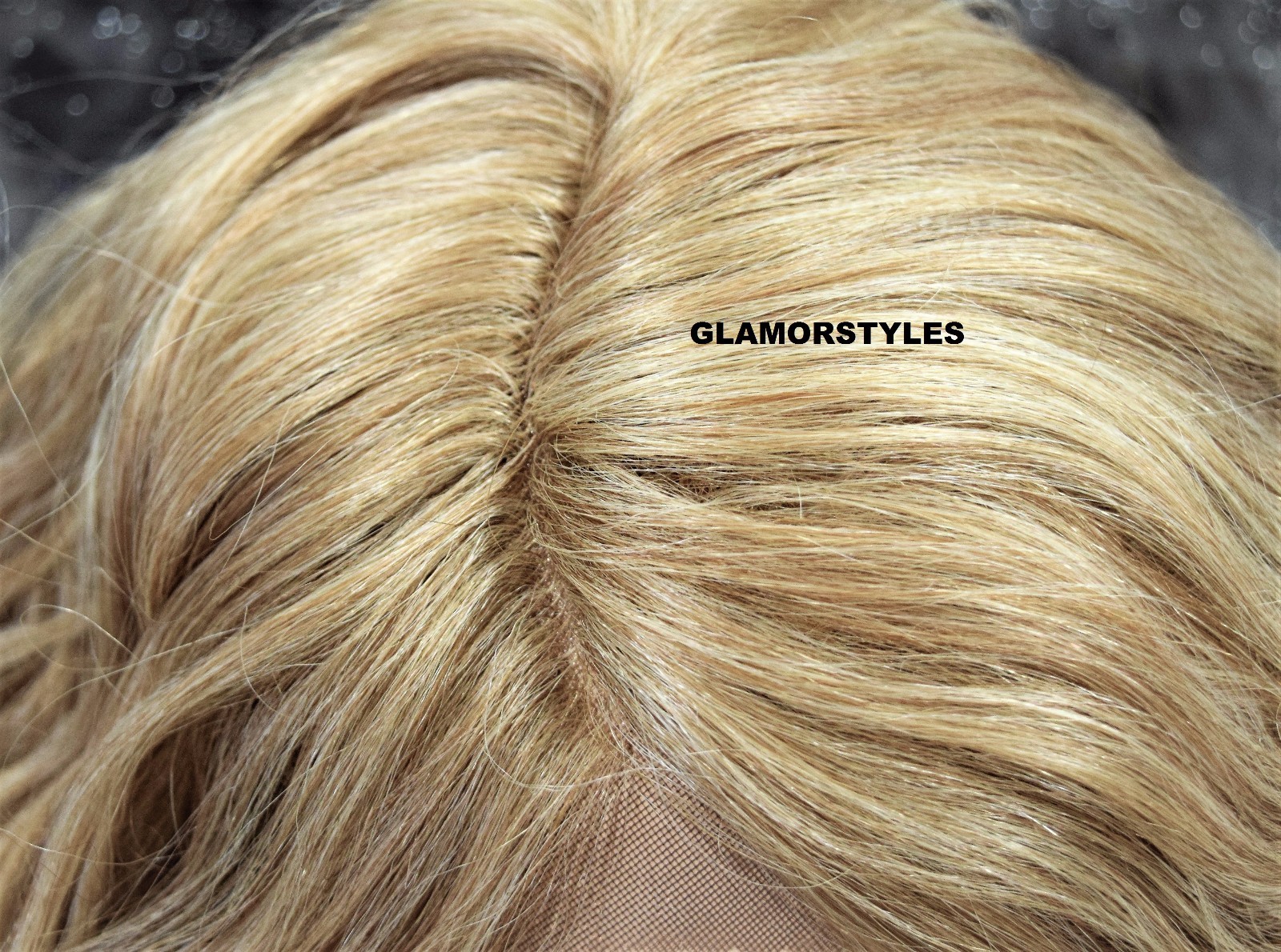 LACE FRONT FULL WIG LONG LAYERED WAVY MEDIUM BLONDE MIX HEAT OK NEW