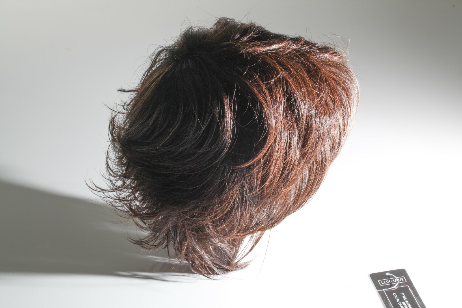 Wavy Pixie Dark Brown Luxhair Wig Keralon Synthetic Fiber
