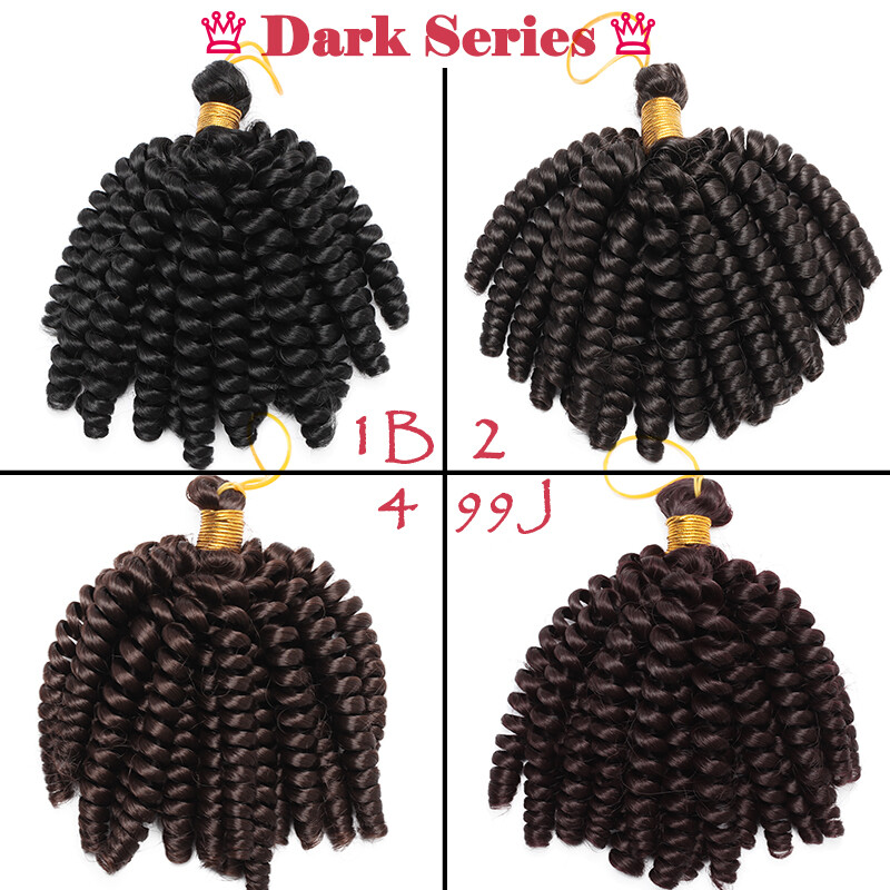 Jamaican Bounce Jumpy Wand Curl Crochet Braids Real Soft Hair Extensions Ombre Z