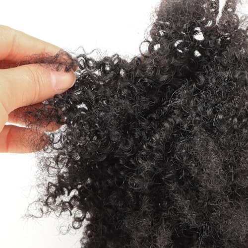 Mongolian Afro Kinky Curly Bundles Human Hair 8 10 12 Inch 4B 4C Weave Virgin